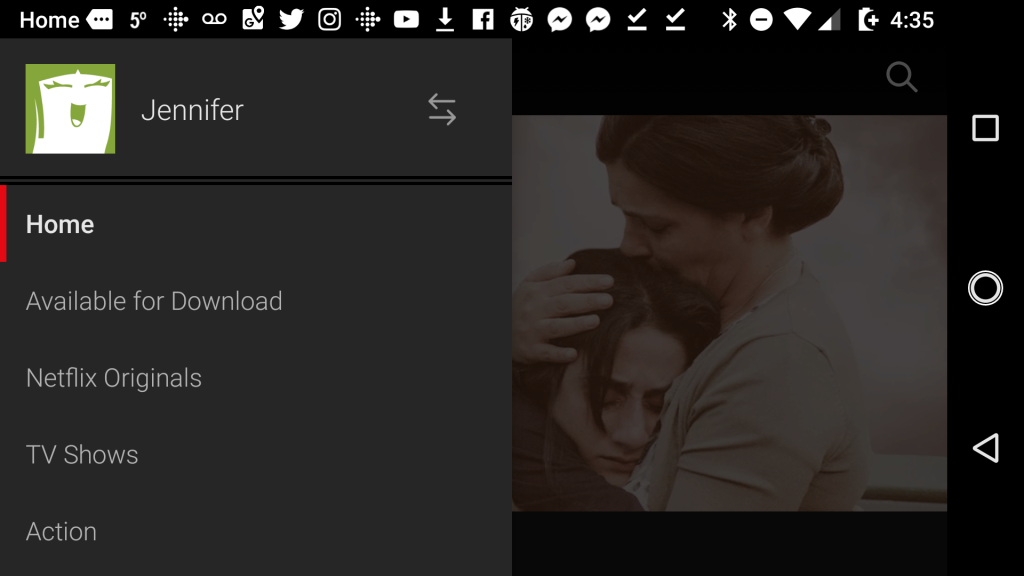 Get frustrated when trying to find titles you're allowed to download? Just click on the menu on the left!